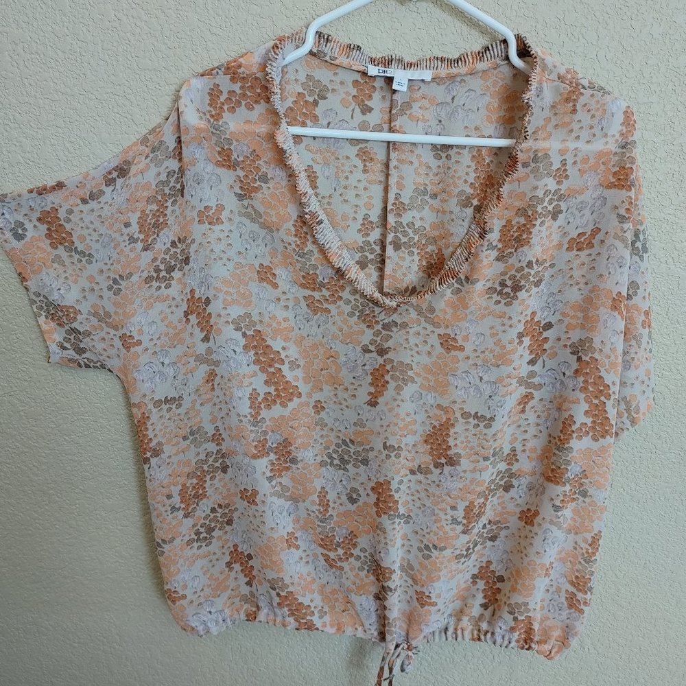 Large DR2 Tie Front Shirt